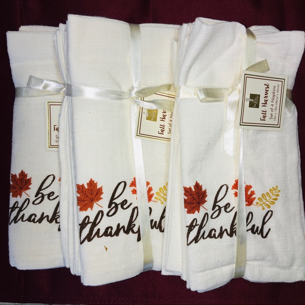 12 napkins (3-4packs)